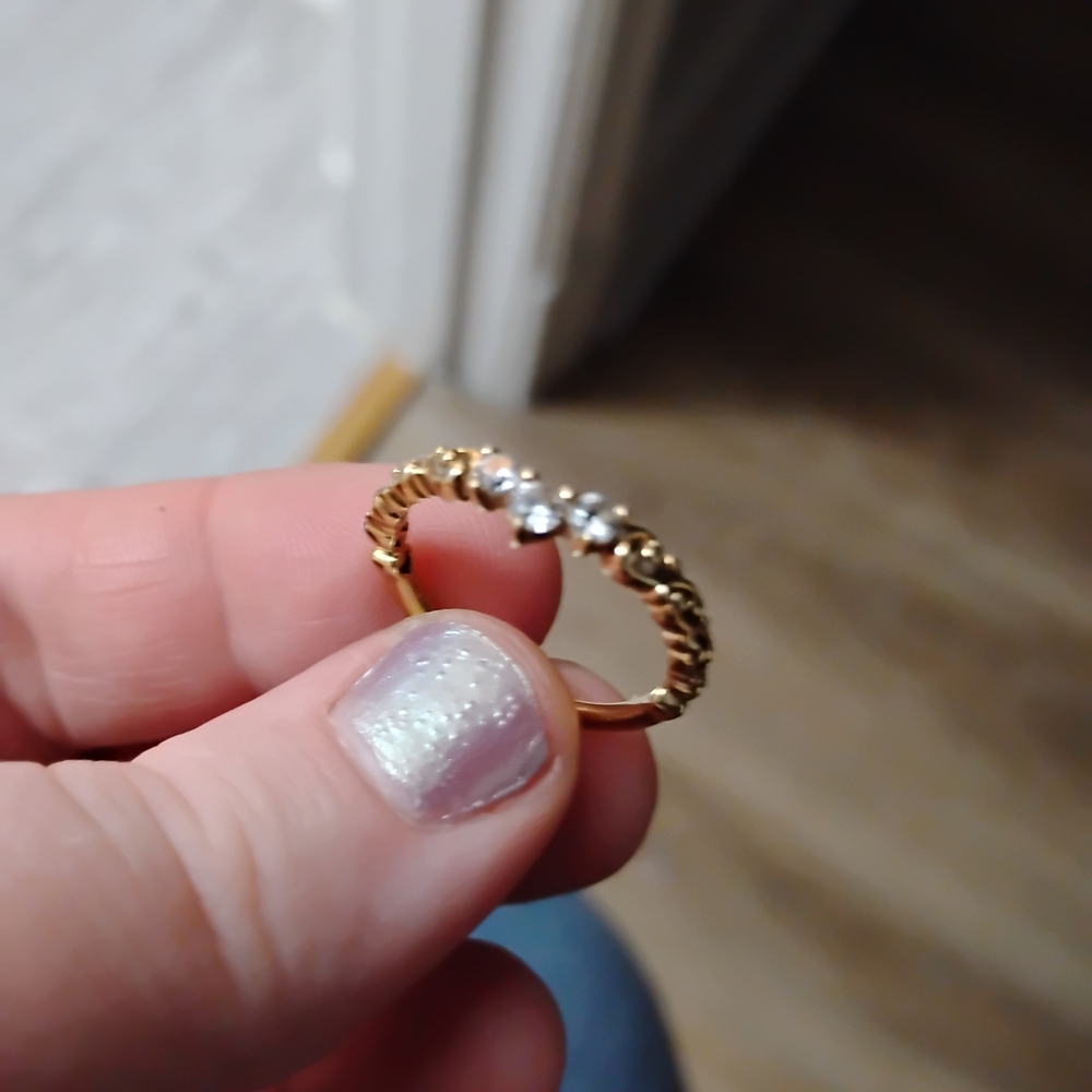 Elegant Dainty Pandora Gold-plated Wedding Band 💖💖💖 - Picture 5 of 9